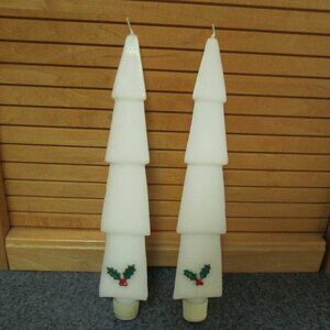 Christmas Tree Candles Vintage